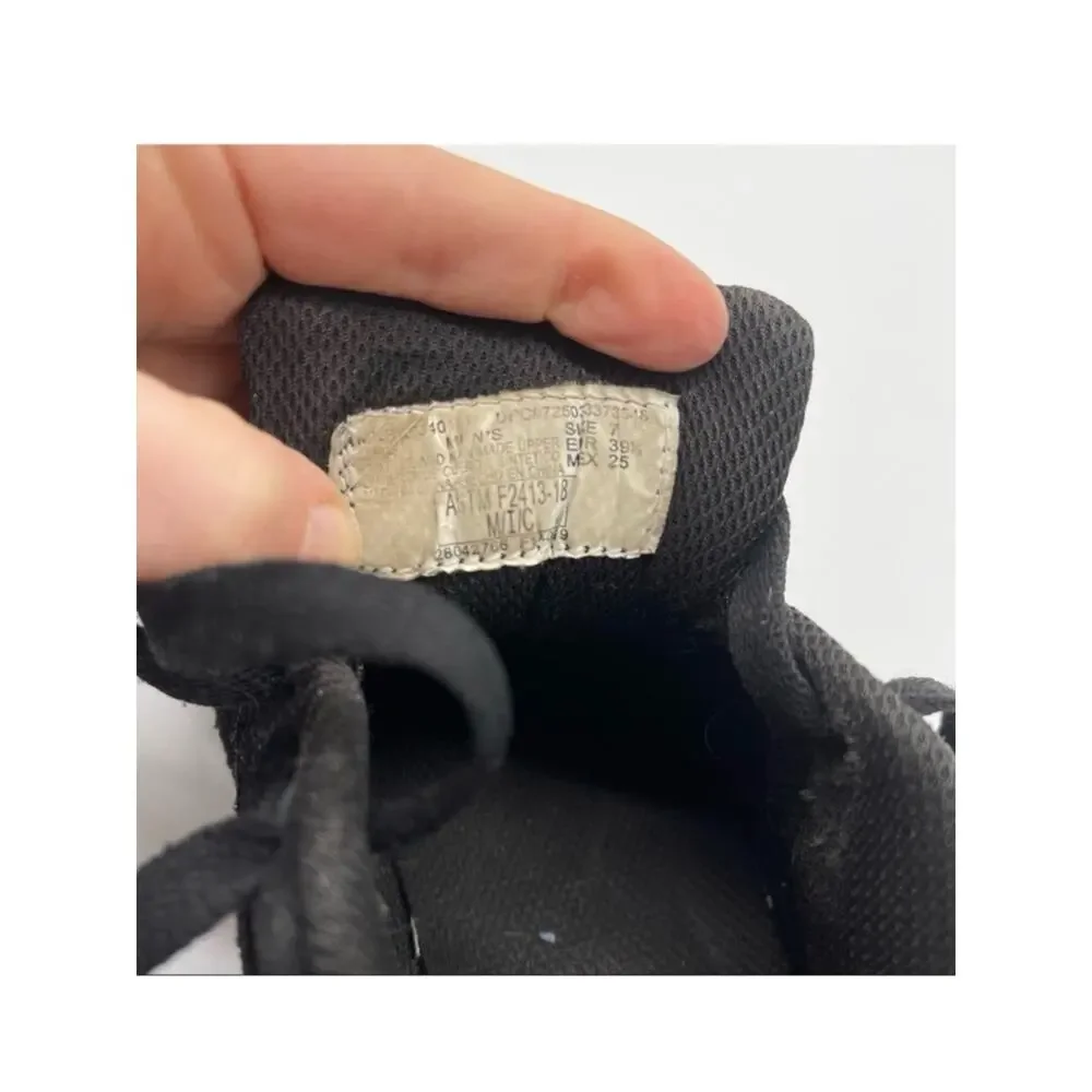 Brahma Steel Toe, Skater Style Shoe, Size 7. Black Leather